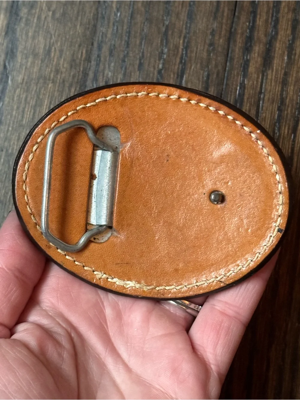 N/A orange leather
